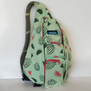 KAVU Watermelon Print Backpack - Green